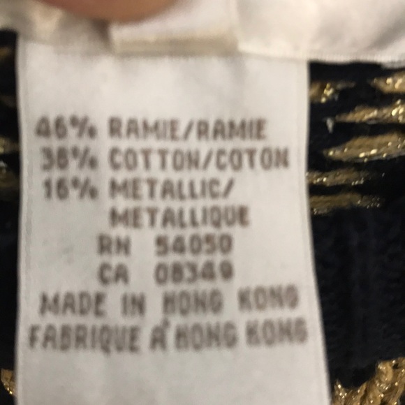 Jones New York retro sweater with shoulder pads. M - Picture 4 of 6